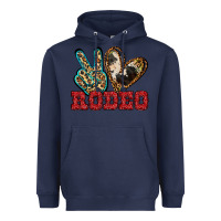 Navy Peace Love Rodeo Heavyweight Hoodie - Jasminsmagicworld