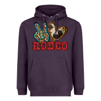 Plum Peace Love Rodeo Heavyweight Hoodie - Jasminsmagicworld