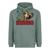 Sage Peace Love Rodeo Heavyweight Hoodie - Jasminsmagicworld