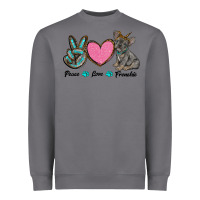 Storm peace love frenchie Heavyweight Sweatshirt - RanaPortraitStore