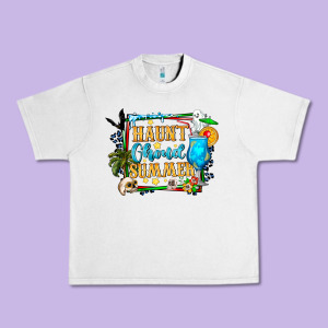 Name Spooky Summer Vibes Urban Heavy Tee Designed By Cowhidedigitalart
