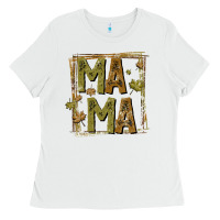 White mama fall Ladies Tee - CowhideDigitalArt