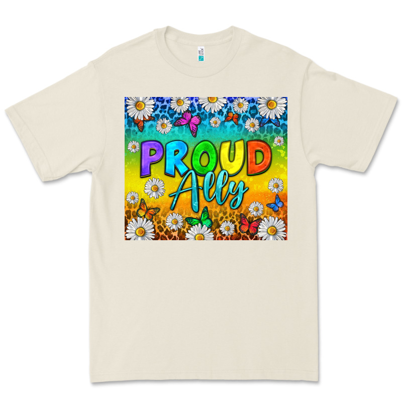 Lgbtq+ Proud Ally With Daisy Tumbler Premium Tee by BundleAndBundleShop | Teevron