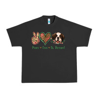 Pigment Black Peace Love St. Bernard Urban Heavy Tee - Jasminsmagicworld