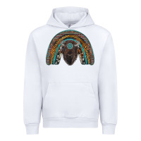 White western rainbow with bison Urban Hoodie - RanaPortraitStore