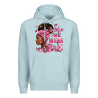 Blue Mist in october we wear pink Premium Hoodie - BarkalooDesign