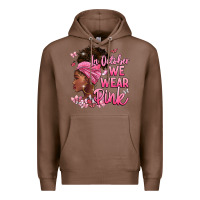 Chestnut in october we wear pink Premium Hoodie - BarkalooDesign