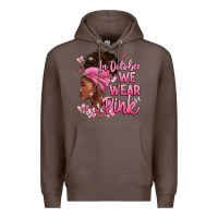 Coffee in october we wear pink Premium Hoodie - BarkalooDesign