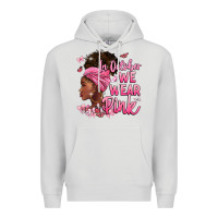 Dove Grey in october we wear pink Premium Hoodie - BarkalooDesign