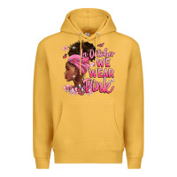 Mustard in october we wear pink Premium Hoodie - BarkalooDesign