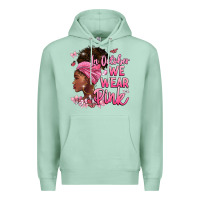 Seafoam in october we wear pink Premium Hoodie - BarkalooDesign