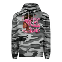 Slate Camo in october we wear pink Premium Hoodie - BarkalooDesign