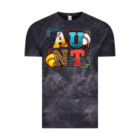 Cloud Black Baseball and Softball aunt leopard frame Vintage Tee - LillyAllenDesigns