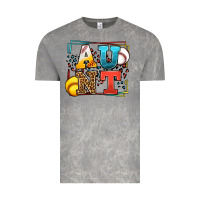 Cloud Rock Baseball and Softball aunt leopard frame Vintage Tee - LillyAllenDesigns