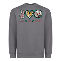 Storm Peace Love Baseball Heavyweight Sweatshirt - Jasminsmagicworld
