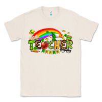 Natural St. Patrick's Day Teacher Classic Tee - OliviaCreatesArt