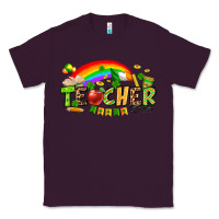 Plum St. Patrick's Day Teacher Classic Tee - OliviaCreatesArt