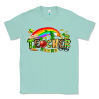 Seafoam St. Patrick's Day Teacher Classic Tee - OliviaCreatesArt