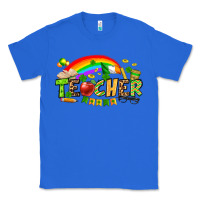 True Royal St. Patrick's Day Teacher Classic Tee - OliviaCreatesArt