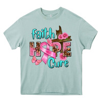 Arona Faith hope cure Breast Cancer Heavy Core Tee - FaDigitalArtStudio