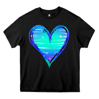 Black Mermaid Heart Heavy Core Tee - Jasminsmagicworld