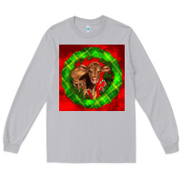 Moon Dust christmas red angus calf Long Sleeve Tee - LillyAllenDesigns
