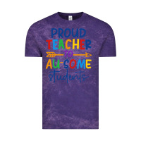 Proud Teacher To Au-some Students Vintage Tee | Teevron