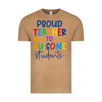 Vintage Camel Proud teacher to au-some students Vintage Tee - CowhideDigitalArt
