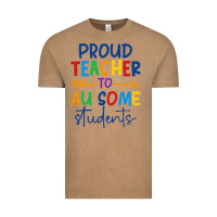 Vintage Coffee Proud teacher to au-some students Vintage Tee - CowhideDigitalArt