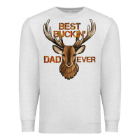 Oatmeal Heather best buckin' dad ever deer Premium Sweatshirt - Jasminsmagicworld
