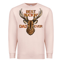 Pale Pink best buckin' dad ever deer Premium Sweatshirt - Jasminsmagicworld