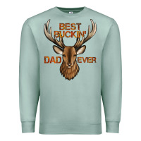 Seafoam best buckin' dad ever deer Premium Sweatshirt - Jasminsmagicworld