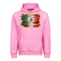 Fuchsia Pink mexican flag with leopard Urban Hoodie - RanaPortraitStore