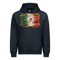 Navy mexican flag with leopard Urban Hoodie - RanaPortraitStore
