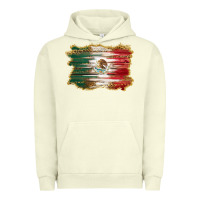 Pigment Pistachio mexican flag with leopard Urban Hoodie - RanaPortraitStore