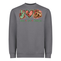 Storm Peace Love Cockapoo Heavyweight Sweatshirt - Jasminsmagicworld