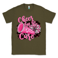 Army Green Cheer For The Cure Classic Tee - BarkalooDesign