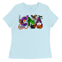 Baby Blue Western Halloween CNA Certified Nursing Assistant Ladies Tee - LillyAllenDesigns
