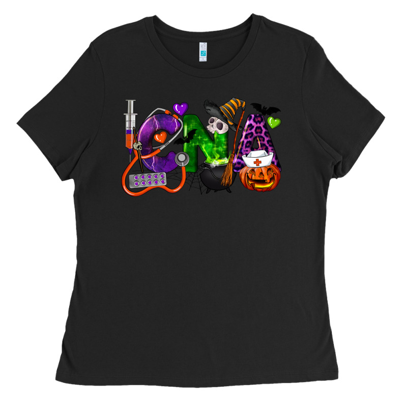 Western Halloween Cna Certified Nursing Assistant Ladies Tee by LillyAllenDesigns | Teevron