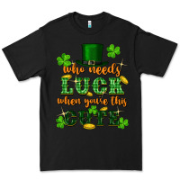 Black who needs luck when you're this cute Premium Tee - FaDigitalArtStudio