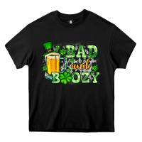 Black St. Patrick's Bad and boozy Heavy Core Tee - OliviaCreatesArt