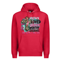 Cardinal she is loved Premium Hoodie - BarkalooDesign