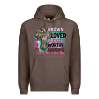 Coffee she is loved Premium Hoodie - BarkalooDesign