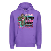 Purple she is loved Premium Hoodie - BarkalooDesign