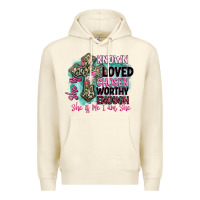 Sandshell she is loved Premium Hoodie - BarkalooDesign