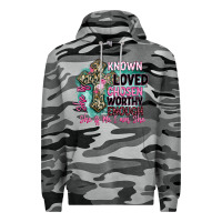 Slate Camo she is loved Premium Hoodie - BarkalooDesign