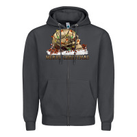 Smoke Merry christmas skull Zipper Hoodie - RanaPortraitStore