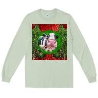 Matcha christmas holstein Long Sleeve Tee - LillyAllenDesigns