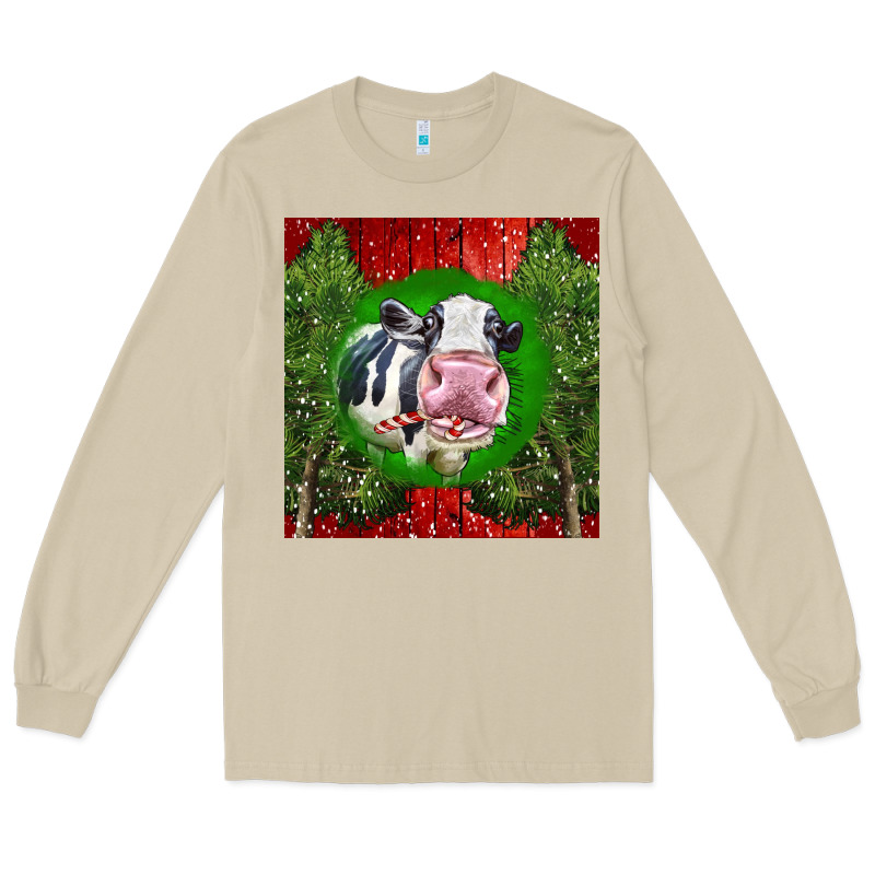 Christmas Holstein Long Sleeve Tee by LillyAllenDesigns | Teevron