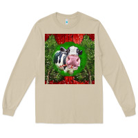Mushroom christmas holstein Long Sleeve Tee - LillyAllenDesigns